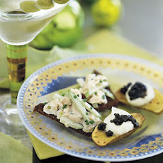 Creamy Smoked Trout with Apple and Horseradish on Crisp Brown Bread