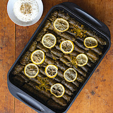 Dolma (Grape Leaves Stuffed with Rice)