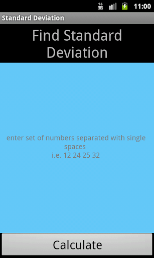 Standard Deviation Calculator