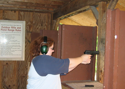 SigSauer P226 in 9mm.  