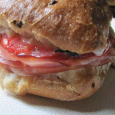 Tomato, Ham and Mozzarella Ciabatta