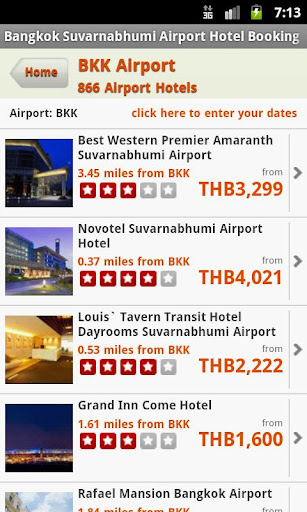 Hotels Near Bangkok Airport