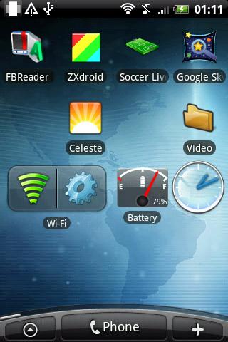 Battery Fuel Widget