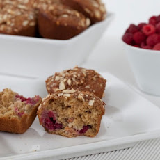 Raspberry Almond Muffins