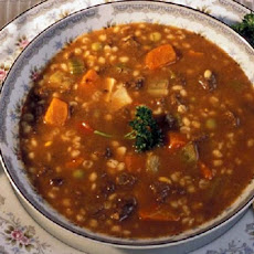 Beef, Barley, and Vegetable Soup