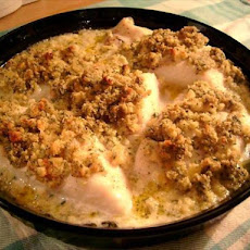 Baked Haddock With Mustard Crumbs