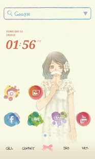 How to mod Fall In Luv LINELauncher theme 4.1 apk for pc