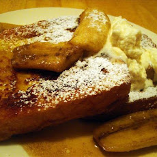 Banana Bourbon French Toast