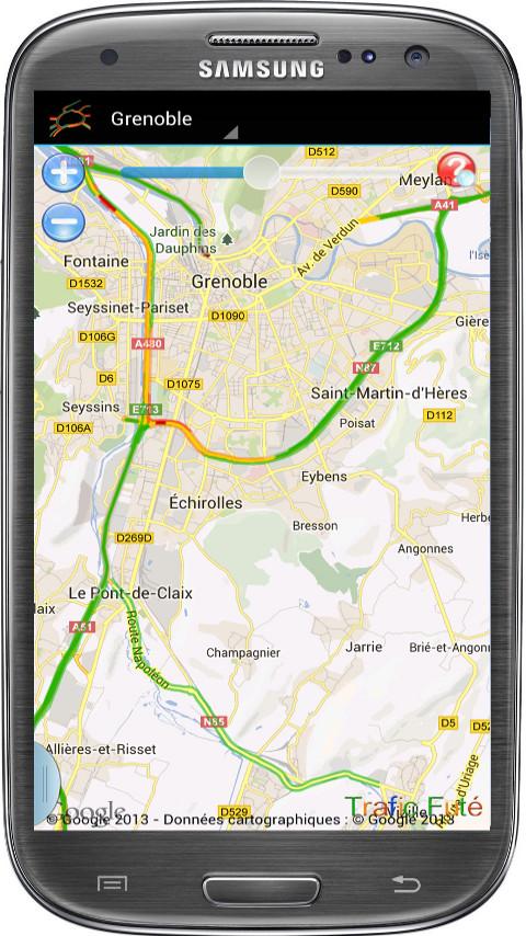 Android application Trafic Futé Pro screenshort