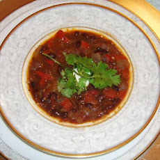 Spiced Black Bean Soup