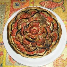 Aubergine and Tomato Crostata ( Italian Rustic Pie)