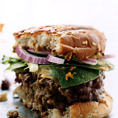 Tapenade-Filled Burgers