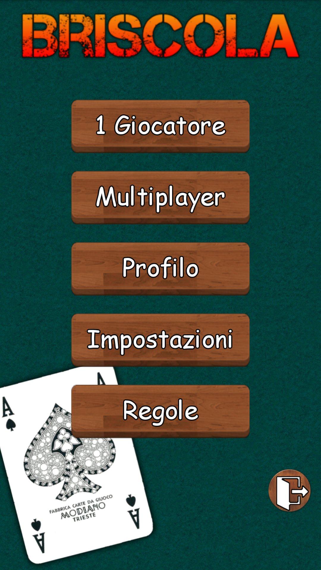 Android application Briscola screenshort