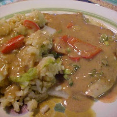 Chicken With Peanut Sauce