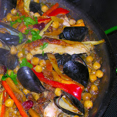 Frugal Moroccan Paella