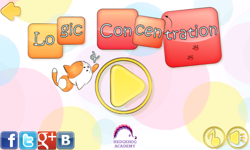 Android application Logic, Memory & Concentration Games Free Learning screenshort