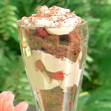 Chocolate Angel Food Cake and Raspberry Parfait
