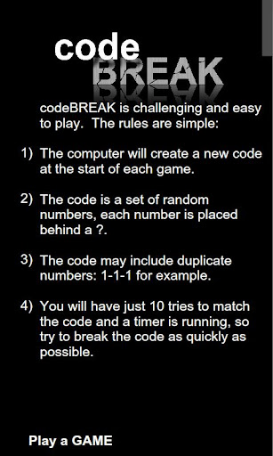 a1APPS codeBreak