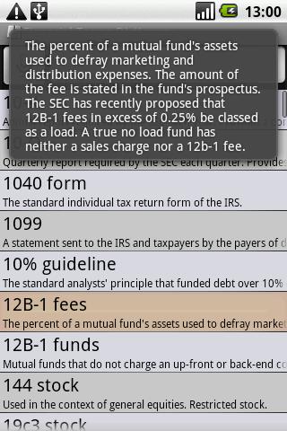 BKS Financial Terms Dictionary
