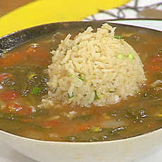 Dandelion Green Gumbo with Good Thyme Rice