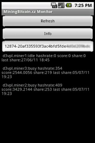 Mining.Bitcoin.cz Monitor