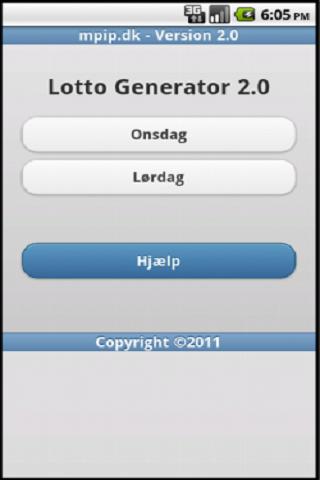 Lotto Generator