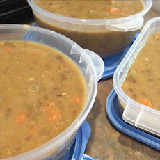 Lentil and Pea Soup (Ham Hocks)