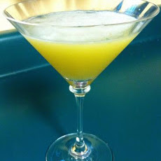 Peach Basil Martini