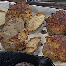Crab Stuffed Twice Baked Potatoes