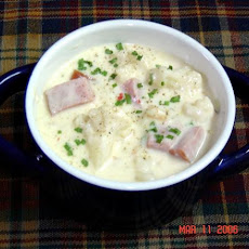 Cauliflower Ham Chowder