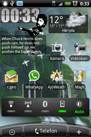 ChuckClock Live Wallpaper Free