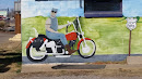 Biker mural