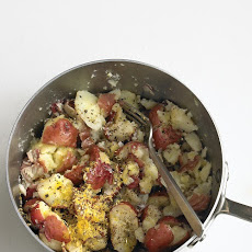 Lemony Smashed Potatoes