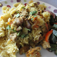Traditional Bahraini Chicken Machboos / Machbous