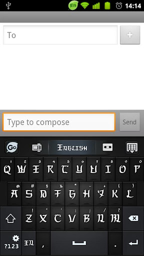 GO Keyboard AdvanceMed Font