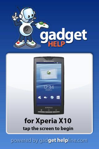 Xperia X10 - Gadget Help