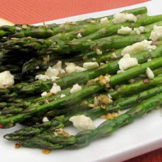 Roasted Asparagus with Feta