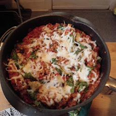 Cheddar-Topped Veggie Beef Skillet Dinner