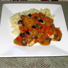 Citrus-Seared Chicken With Orange Olive Sauce