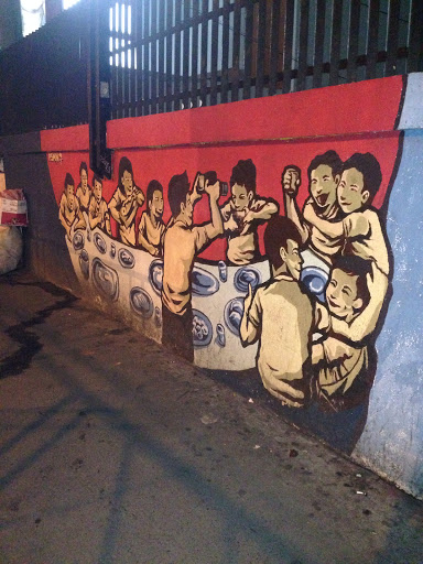 POEA OFW Despedida Party Wall Mural