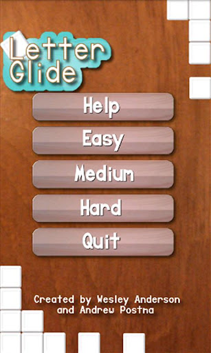 Letter Glide Free