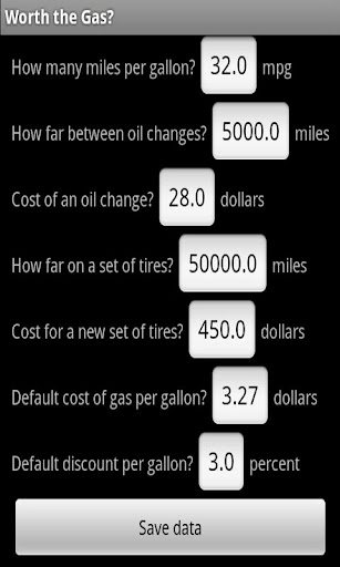 【免費購物App】Worth the Gas?-APP點子