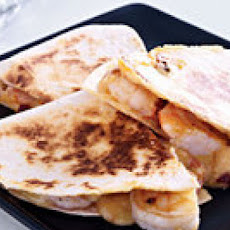 Cheesy Shrimp Tortillas