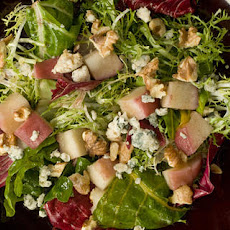 Poached Pear and Blue Cheese Salad Recipe