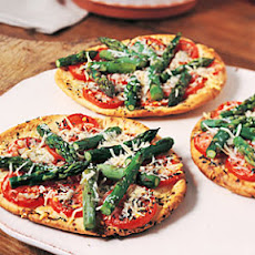 Asparagus-Parmesan Pita Rounds