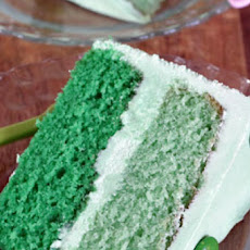 Green Ombre Cake