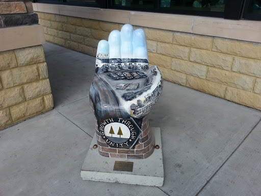 Unity Hand Statue