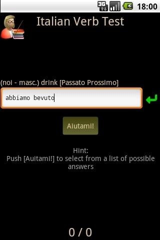 Italian Verb Test Pro