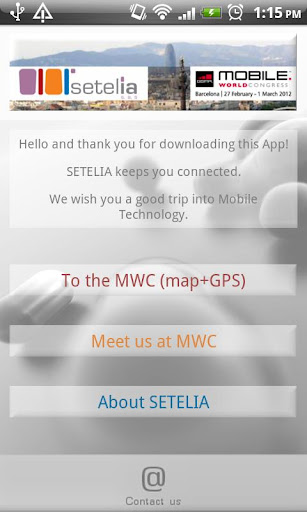 SETELIA MWC BARCELONA 2012