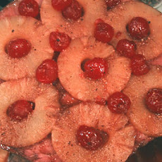 Apricot Glazed Ham With Cranberry Chutney
